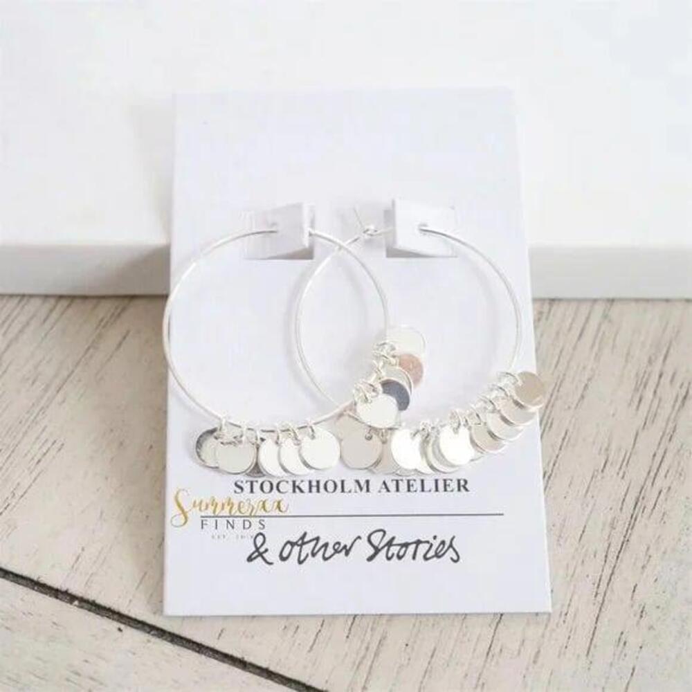 & Other Stories Mini Hoop Coin Earrings